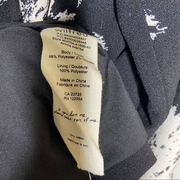 Aritzia Wilfred Mayet Double Breasted Blazer Jacket Black & White - Picture 7 of 8